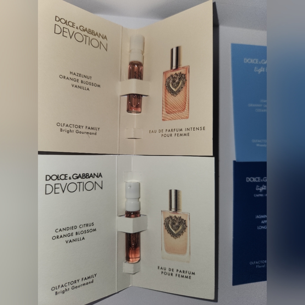 Dolce&Gabbana : Devotion intense, Light Blue, Devotio edp, Capri In Love SAMPLES - Picture 5 of 7